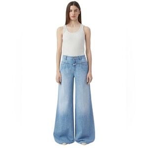 Closed Flare X Jeans Heritage Mid Rise Wash Blue Women’s Size 30